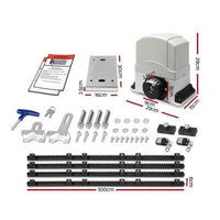 LockMaster Electric Sliding Gate Opener 1200KG Auto Remote Hardware