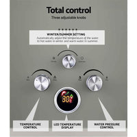 Devanti Portable Gas Water Heater LPG System Grey