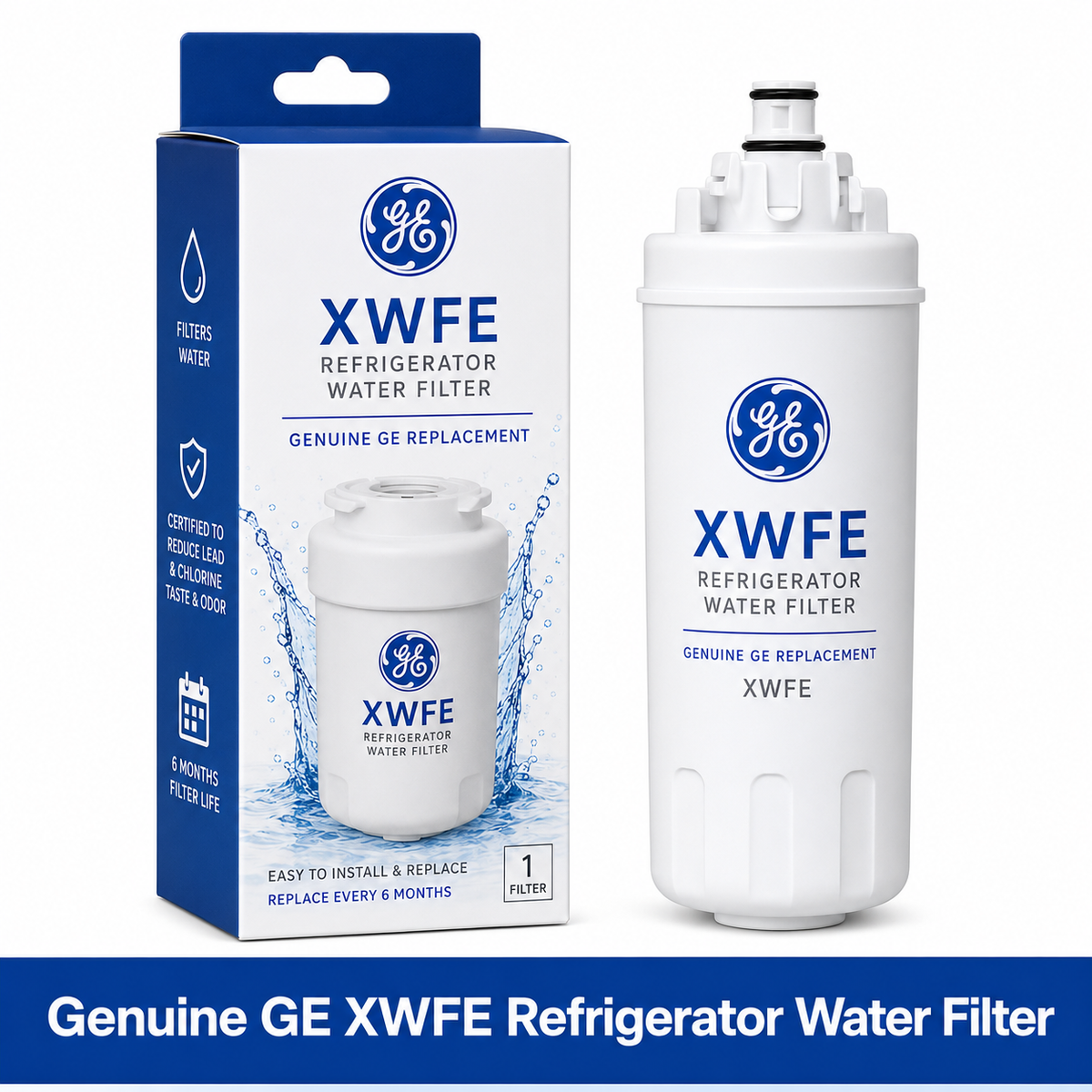 GE XWFE Refrigerator Water Filter