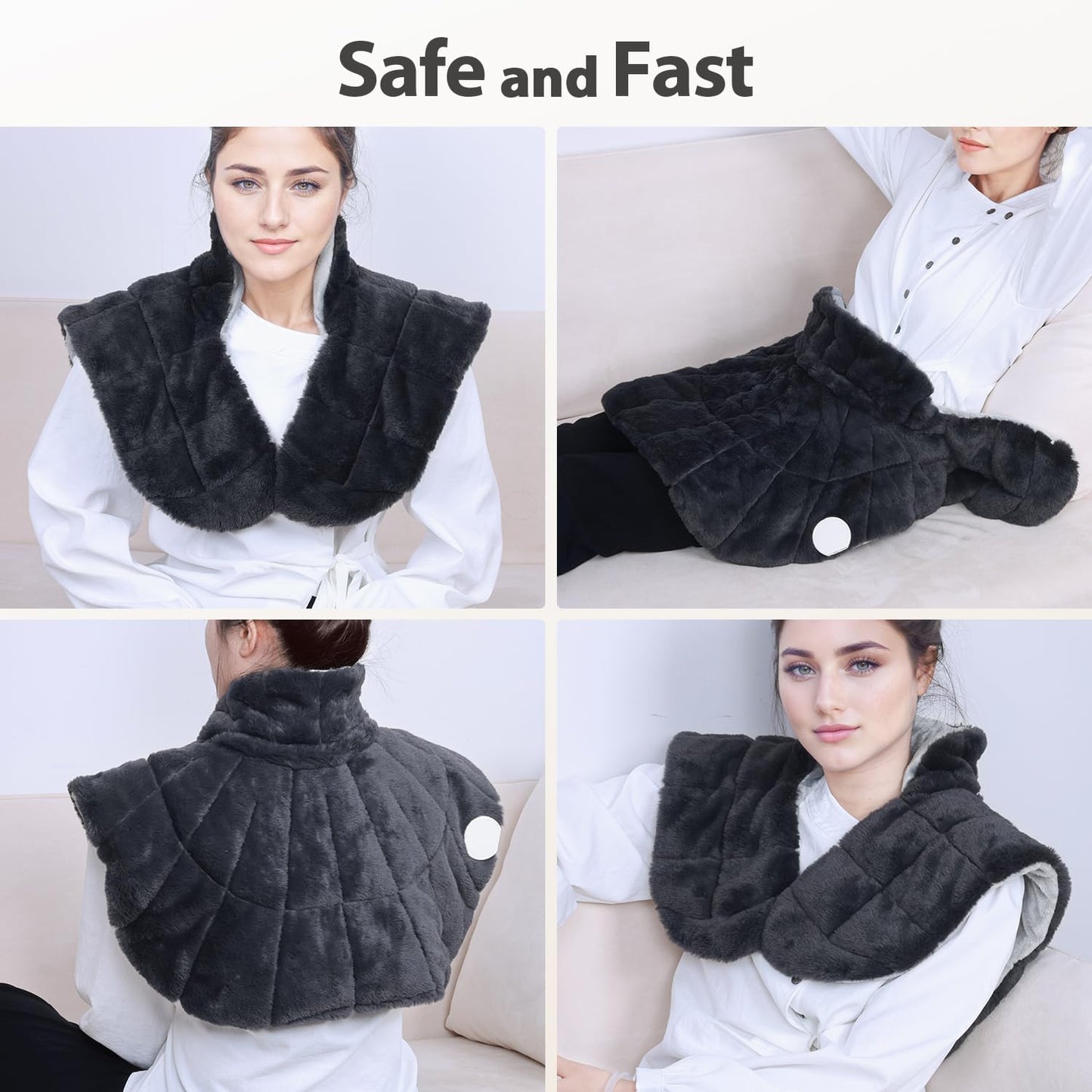 Weighted Heating Pad for Neck and Shoulders