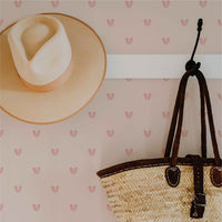 Fawn Prints (Pink) Wallpaper