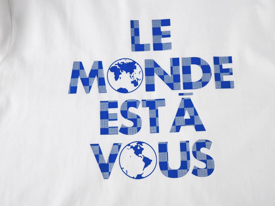 Louis Vuitton “Le Monde Est À Vous” Globe Print T-Shirt – White