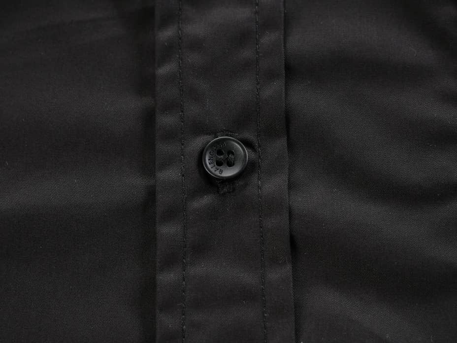 Balenciaga Unisex Distressed Logo Graphic T-Shirt in Black – Luxury Designer Streetwear Tee Made in Portugal, Premium Cotton, Red & White Wave Print, Authentic High-End Fashion Top