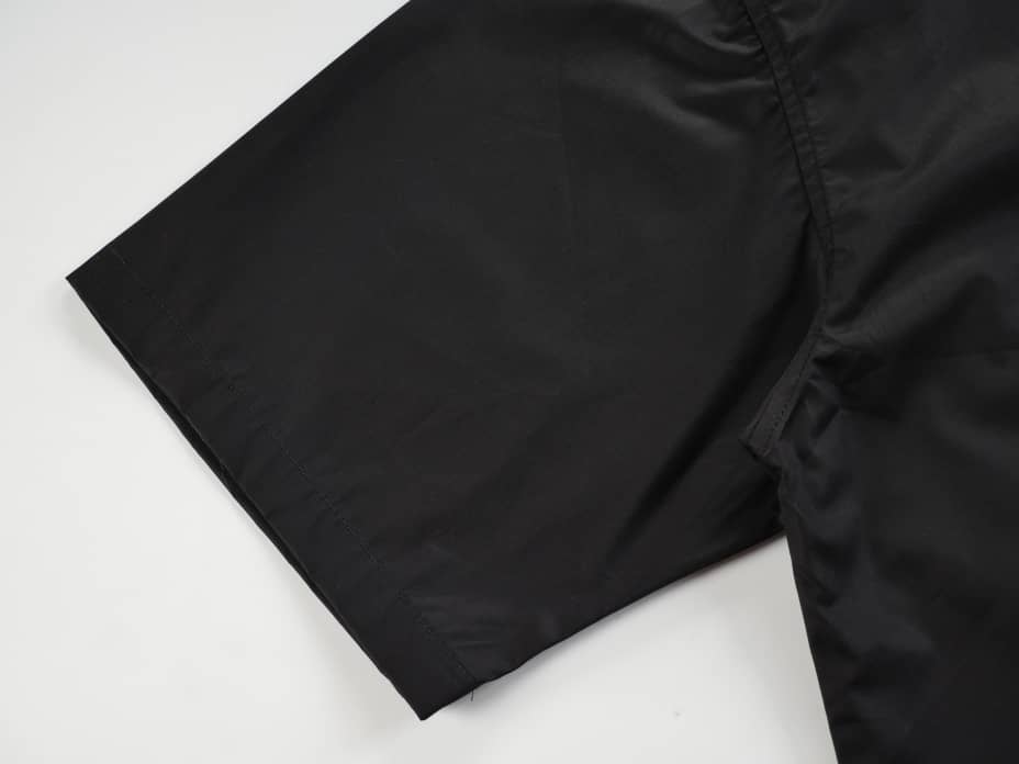 Balenciaga Unisex Distressed Logo Graphic T-Shirt in Black – Luxury Designer Streetwear Tee Made in Portugal, Premium Cotton, Red & White Wave Print, Authentic High-End Fashion Top