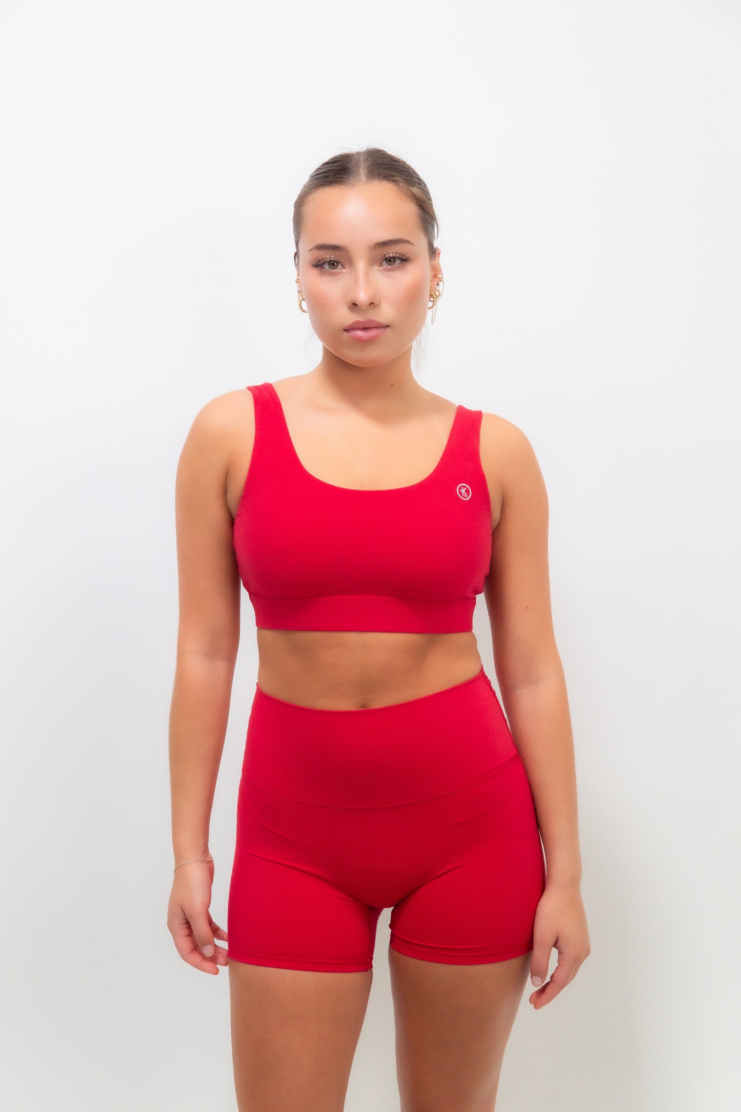 I Am Beautifully Radiant Quick-Dry Butter Red Short