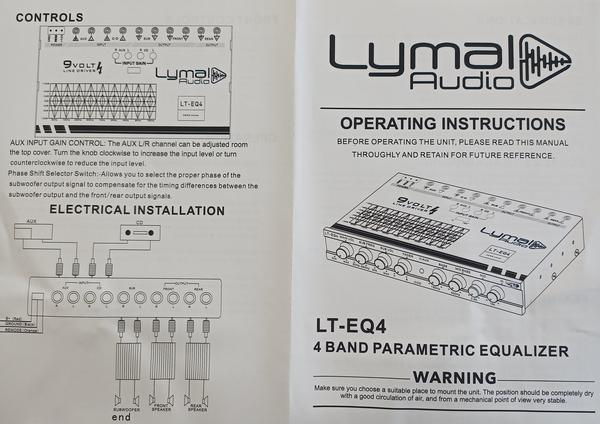 LT-EQ4 4 Band 9 Volt Car Audio Graphic Equalizer - Trustymall