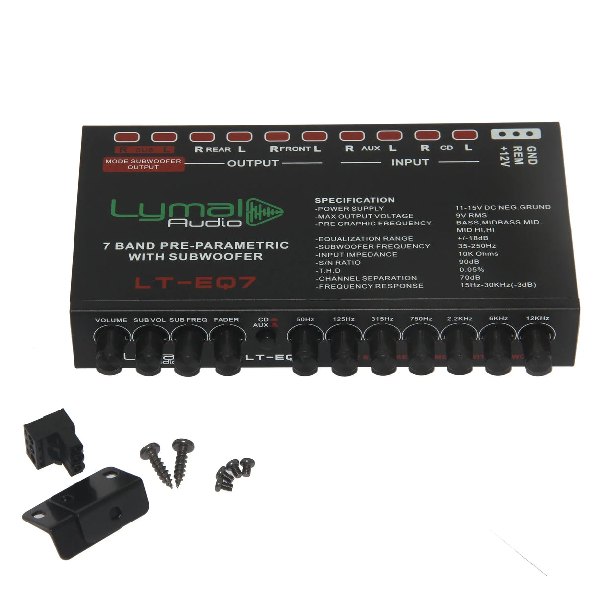 LT-EQ7 7 Band 9 Volt Car Audio Graphic Equalizer - Trustymall