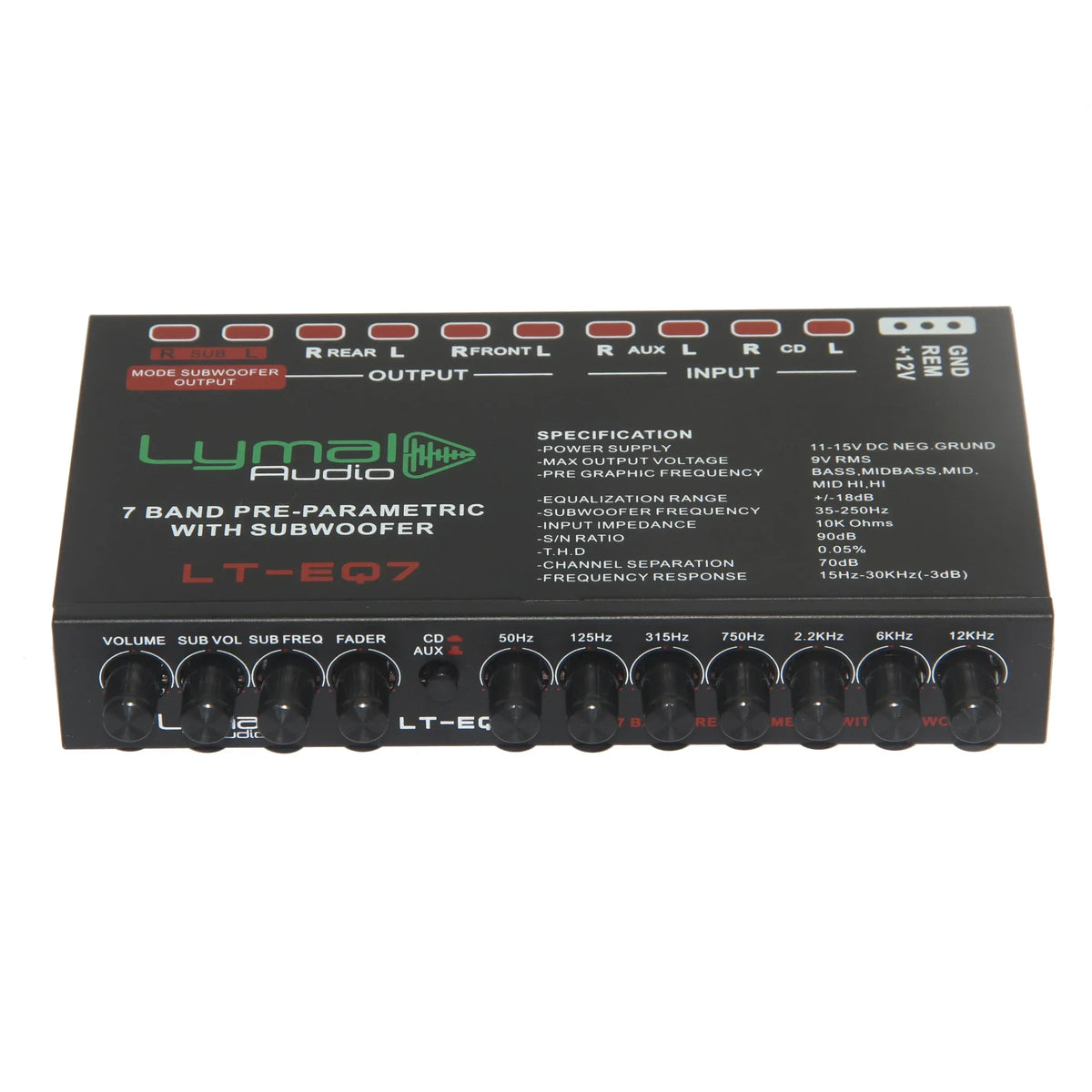 LT-EQ7 7 Band 9 Volt Car Audio Graphic Equalizer - Trustymall