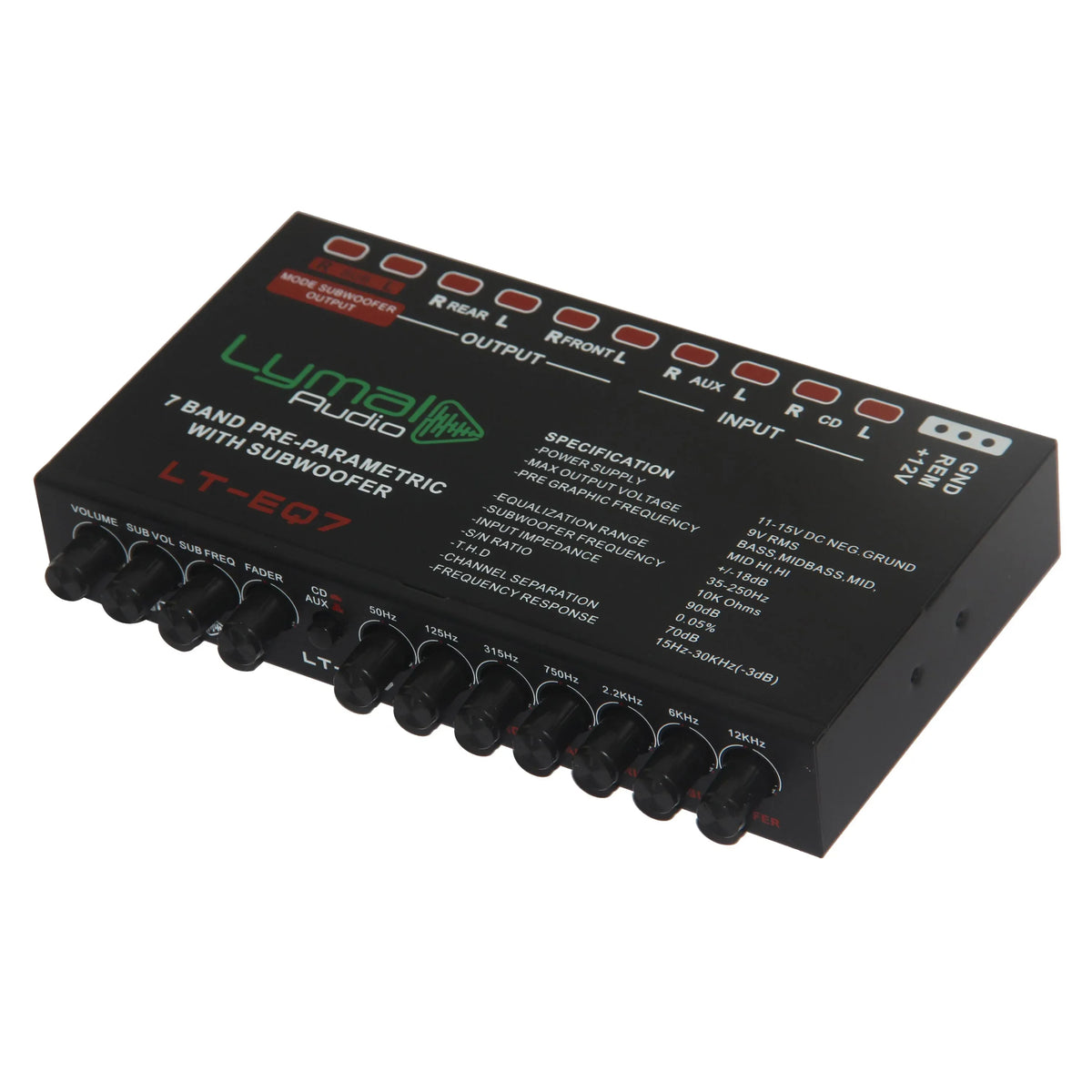 LT-EQ7 7 Band 9 Volt Car Audio Graphic Equalizer - Trustymall