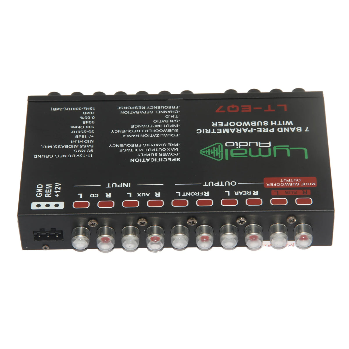 LT-EQ7 7 Band 9 Volt Car Audio Graphic Equalizer - Trustymall