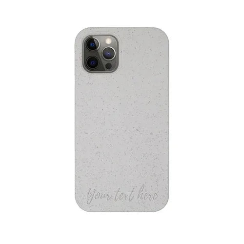 Biodegradable Personalized Phone Case - Natural White - Trustymall