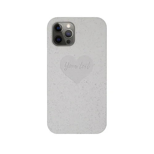 Biodegradable Personalized Phone Case - Natural White - Trustymall