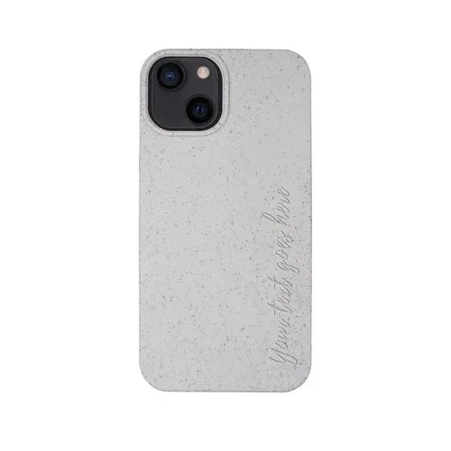 Biodegradable Personalized Phone Case - Natural White - Trustymall