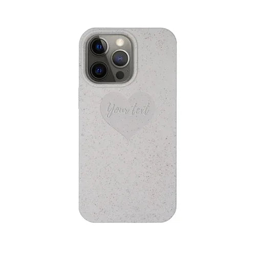 Biodegradable Personalized Phone Case - Natural White - Trustymall