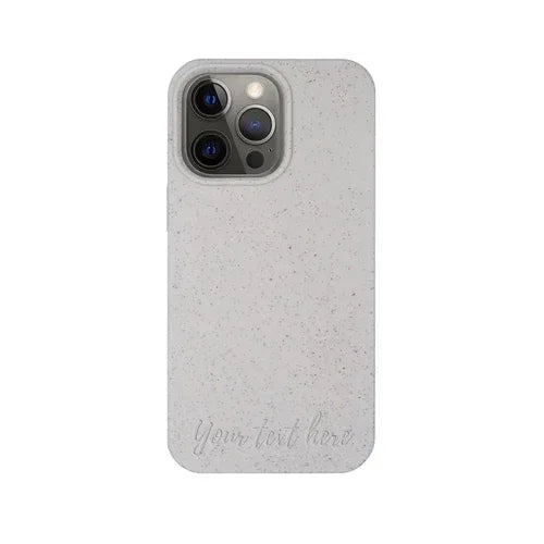 Biodegradable Personalized Phone Case - Natural White - Trustymall