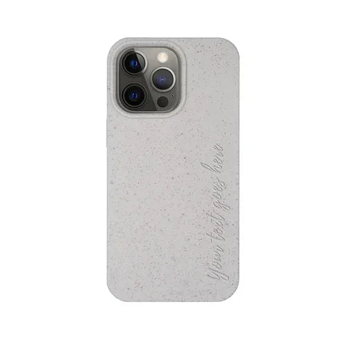 Biodegradable Personalized Phone Case - Natural White - Trustymall