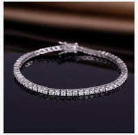 3.00 CTW AGI Certified Lab-Grown Diamond Tennis Bracelet in 14K Yellow