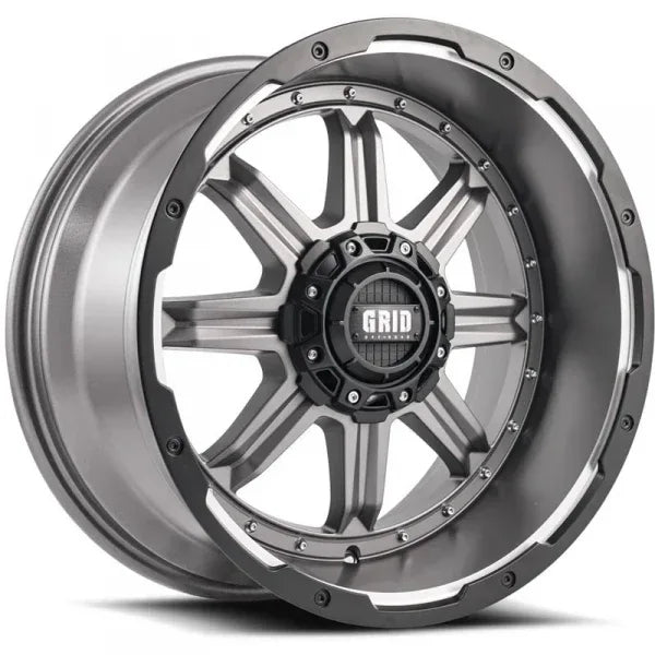 Grid Wheels 12955A1 20 in. Dia. x 9 in. GD10 0 mm Offset, 5 x 150 - Trustymall
