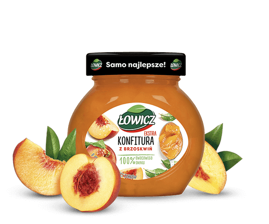 Lowicz Confiture Peach (Brzoskwiniowa) 240g