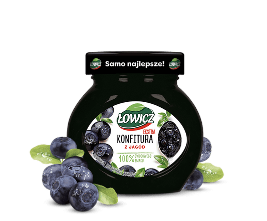Lowicz Confiture Blueberry (Jagodowa) 240g
