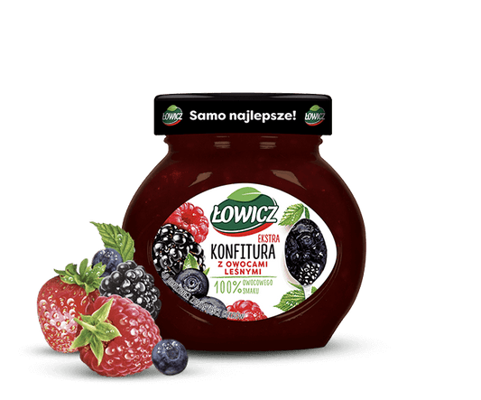 Lowicz Confiture Forest Fruit (Owoce Lesne) 240g