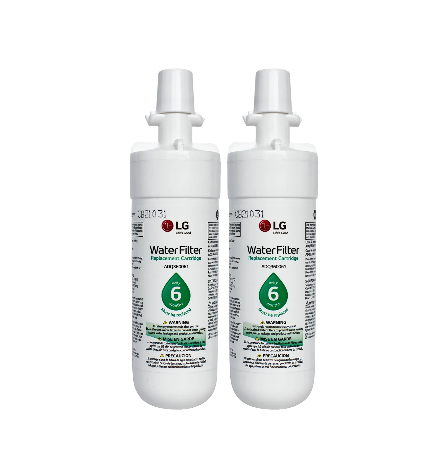 LG LT700P Refrigerator Water Filter ADQ36006101