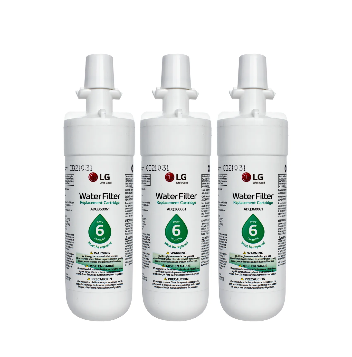 LG LT700P Refrigerator Water Filter ADQ36006101