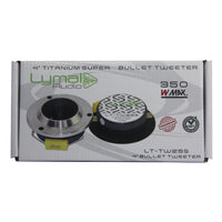 LT-TW25S PRO Bullet 3.75″ Super Tweeters Silver - Trustymall