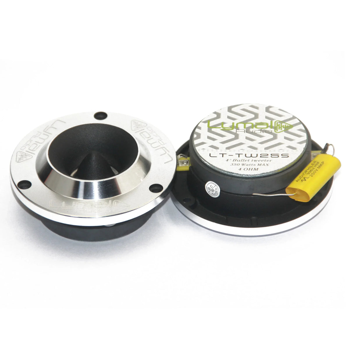 LT-TW25S PRO Bullet 3.75″ Super Tweeters Silver - Trustymall