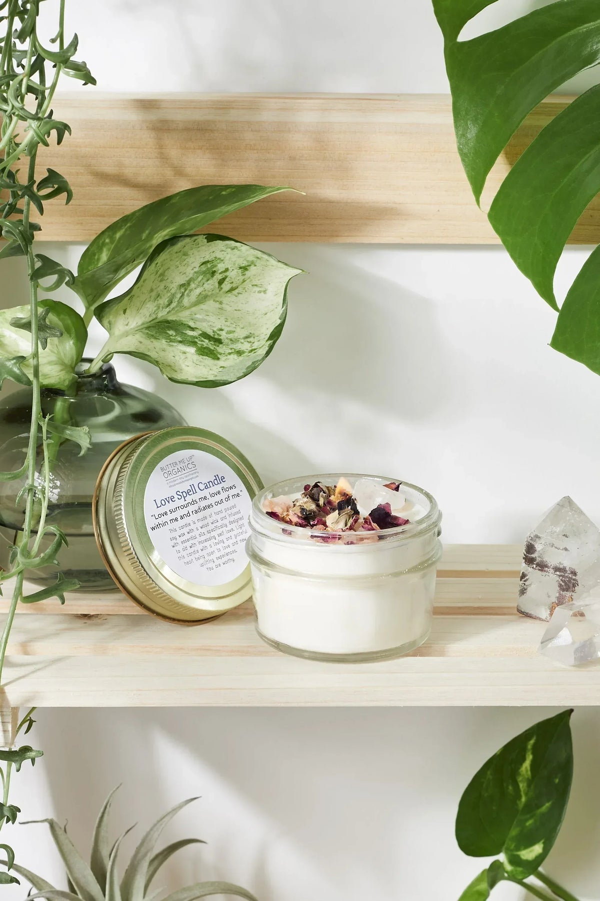 Love Spell / Intention Candle/ Ritual Candle / Love and Light / Rose - Trustymall
