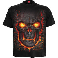 SKULL LAVA - T-Shirt Black - Trustymall