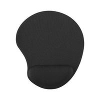 Brateck Gel Mouse Pad with ergonomic wrist support in soft gel and cloth, mid-sized layout.
