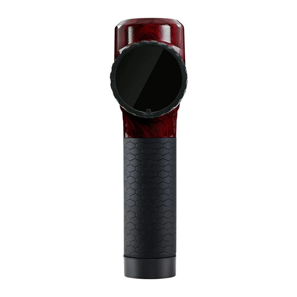 Everfit Massage Gun in use on a person's calf muscle providing percussive therapy.