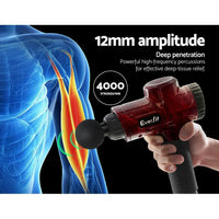 Close-up of a massage head attachment designed for targeted muscle relief.