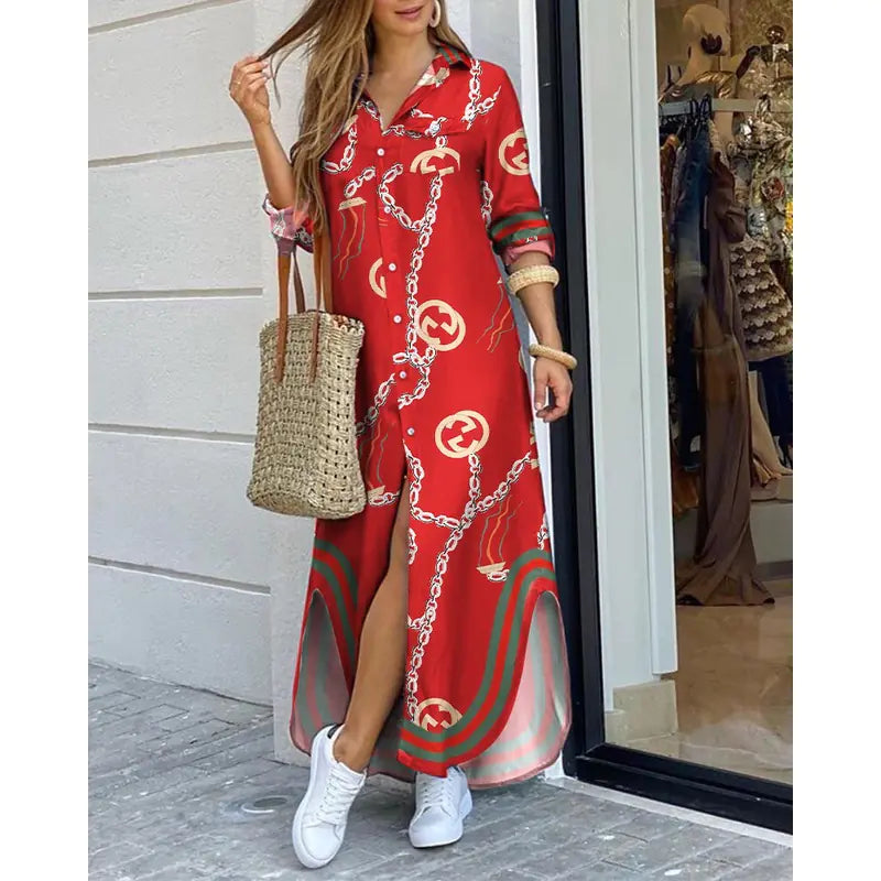 Women's Summer Sexy Shirt Dress