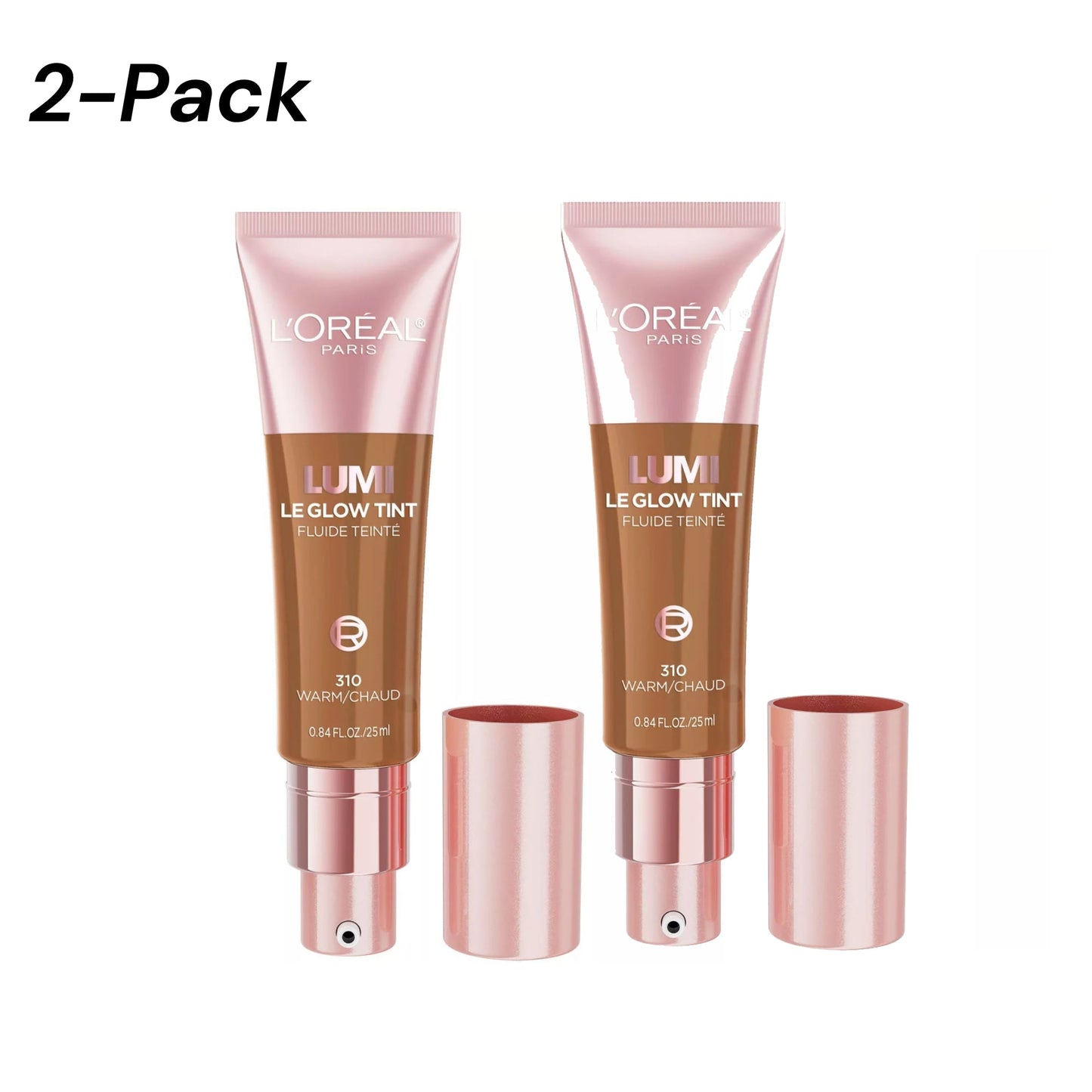 2-PACK L'Oreal Paris Lumi Le Glow Tint Liquid Skin Tint - 0.84 fl oz