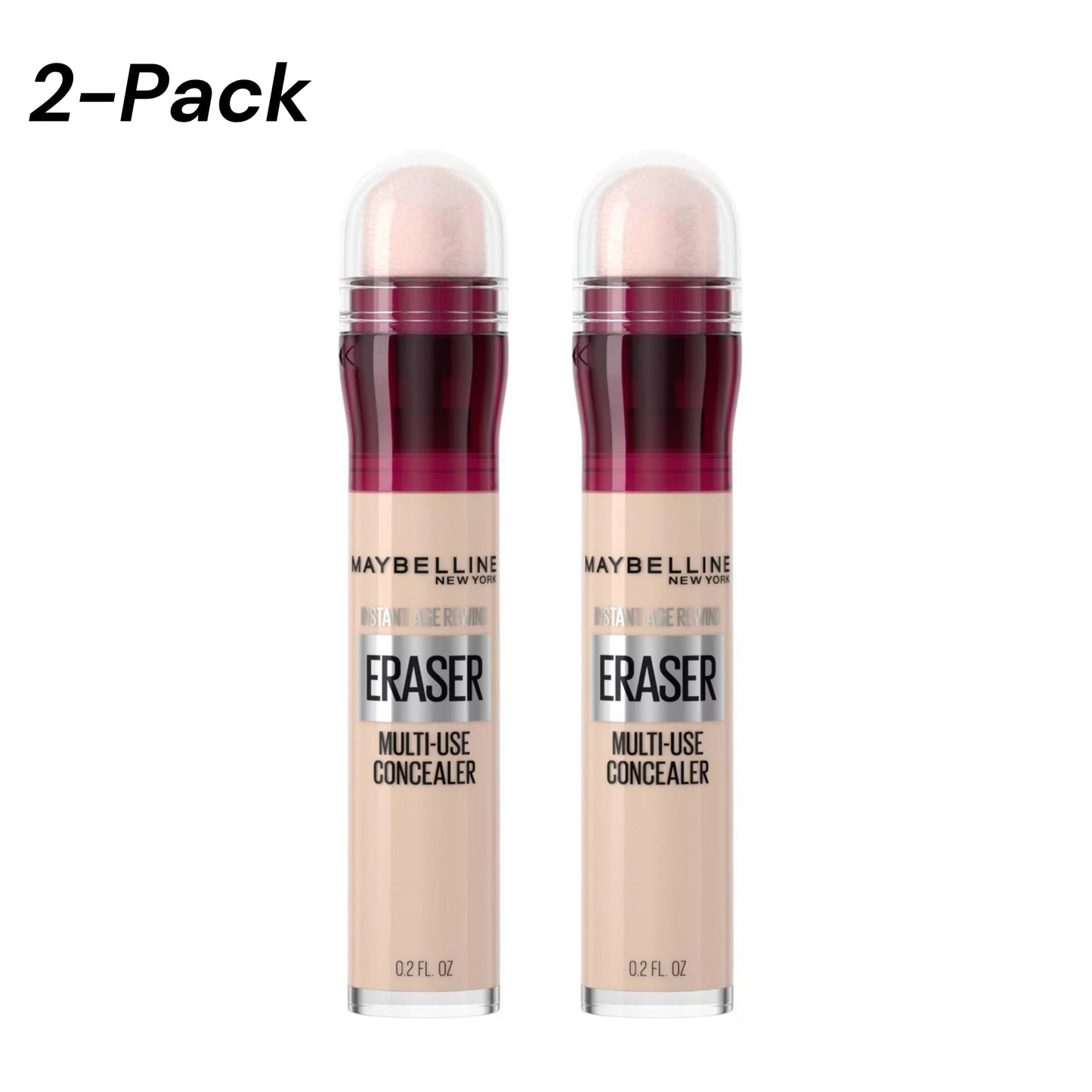 2-PACK Maybelline Instant Age Rewind Multi-Use Dark Circles Concealer Medium to Full Coverage - 0.2 fl oz