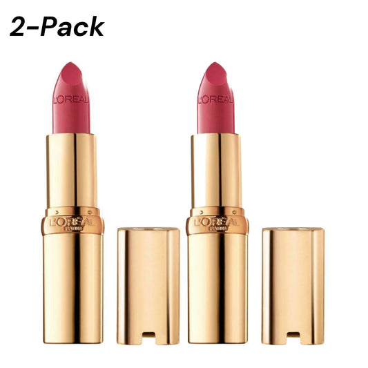 2-PACK - L'Oreal Paris Makeup Colour Riche Original Creamy, Hydrating Satin Lipstick, 766 Plum Explosion