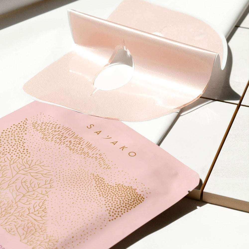 Mascarilla Hidratante de Rosa y Melocotón Vegana 4 unidades - Trustymall