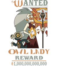 The Owl House - Eda The Owl Lady Wanted Poster - Digital Download