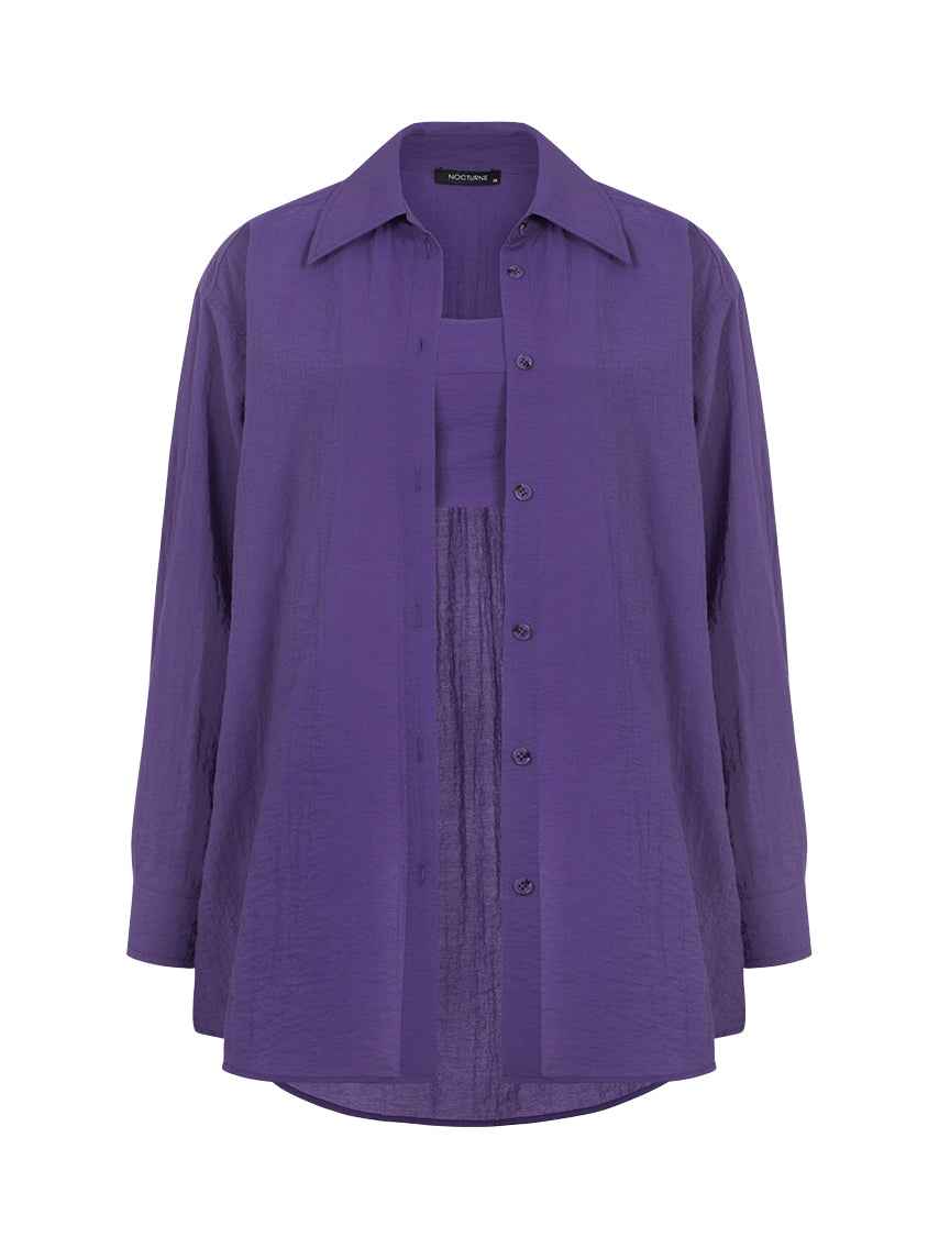 Oversized Twin Set Shirt