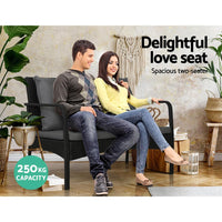 Gardeon Outdoor Furniture Lounge Table Chairs Garden Patio Wicker Sofa