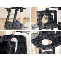 i.Pet Cat Tree 120cm Trees Scratching Post Scratcher Tower Condo House