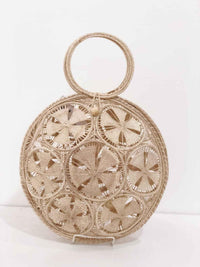 Natural "Gaia" Artisan Circular Bag