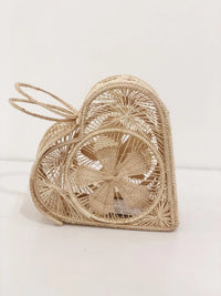 Natural 'All My Love' Heart Artisan Clutch - Trustymall