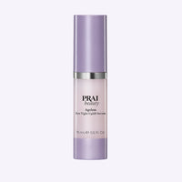 PRAI Beauty Ageless Eye Tight Uplift Serum 15ml bottle with silver cap on white background