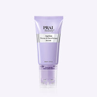 PRAI Beauty Ageless Throat & Decolletage Serum 60ml bottle with rollerball applicator on white background.