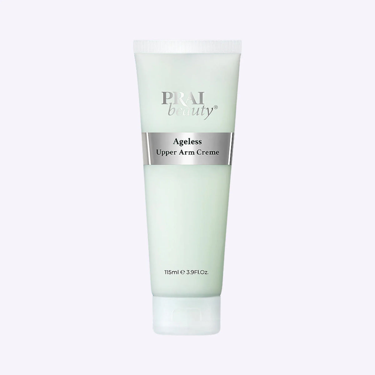 115ml container of Ageless Upper Arm Creme with minty fragrance by PRAI Beauty