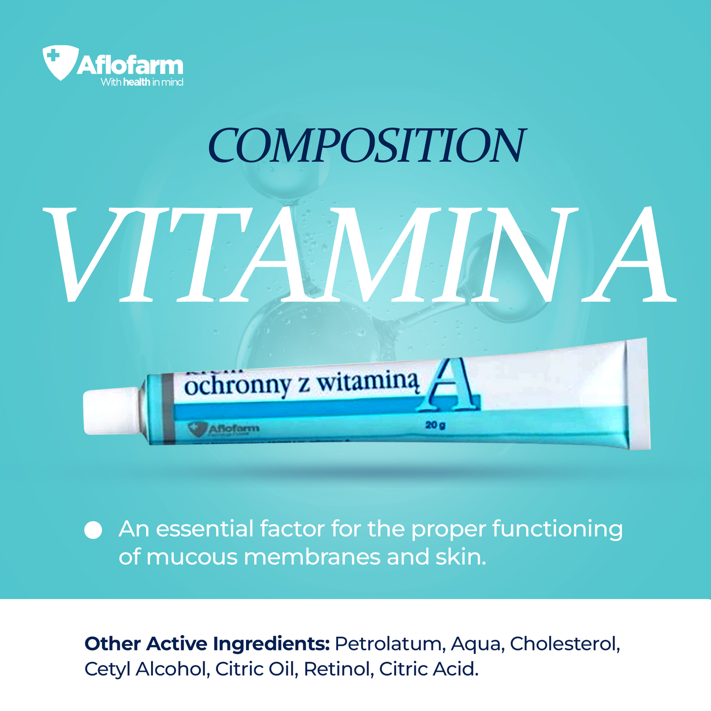 Protective Cream with Vitamin A 20g