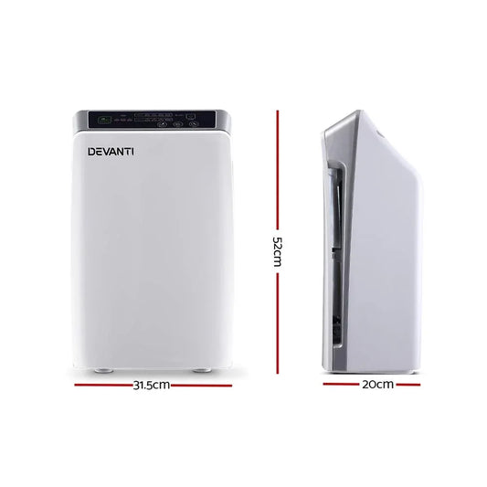 Devanti Air Purifier Purifiers HEPA Filter Home Freshener Carbon